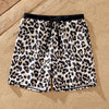 Leopard Print Family Swim Set with Sarong