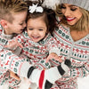 Family Matching Green Christmas Tree Pattern Christmas Long Sleeve Pajamas