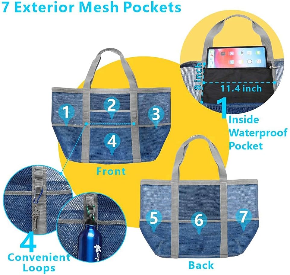 Mesh Beach Tote Bag