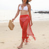 Beach Cover-up Mesh Half-length Hollow Beach Skirt