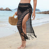 Beach Cover-up Mesh Half-length Hollow Beach Skirt