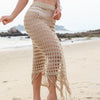 Beach Cover-up Mesh Half-length Hollow Beach Skirt