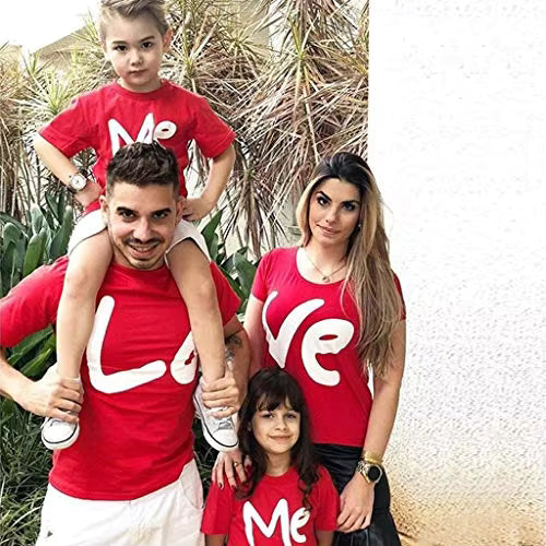 The Love Me Family T-Shirt Set