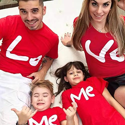 The Love Me Family T-Shirt Set