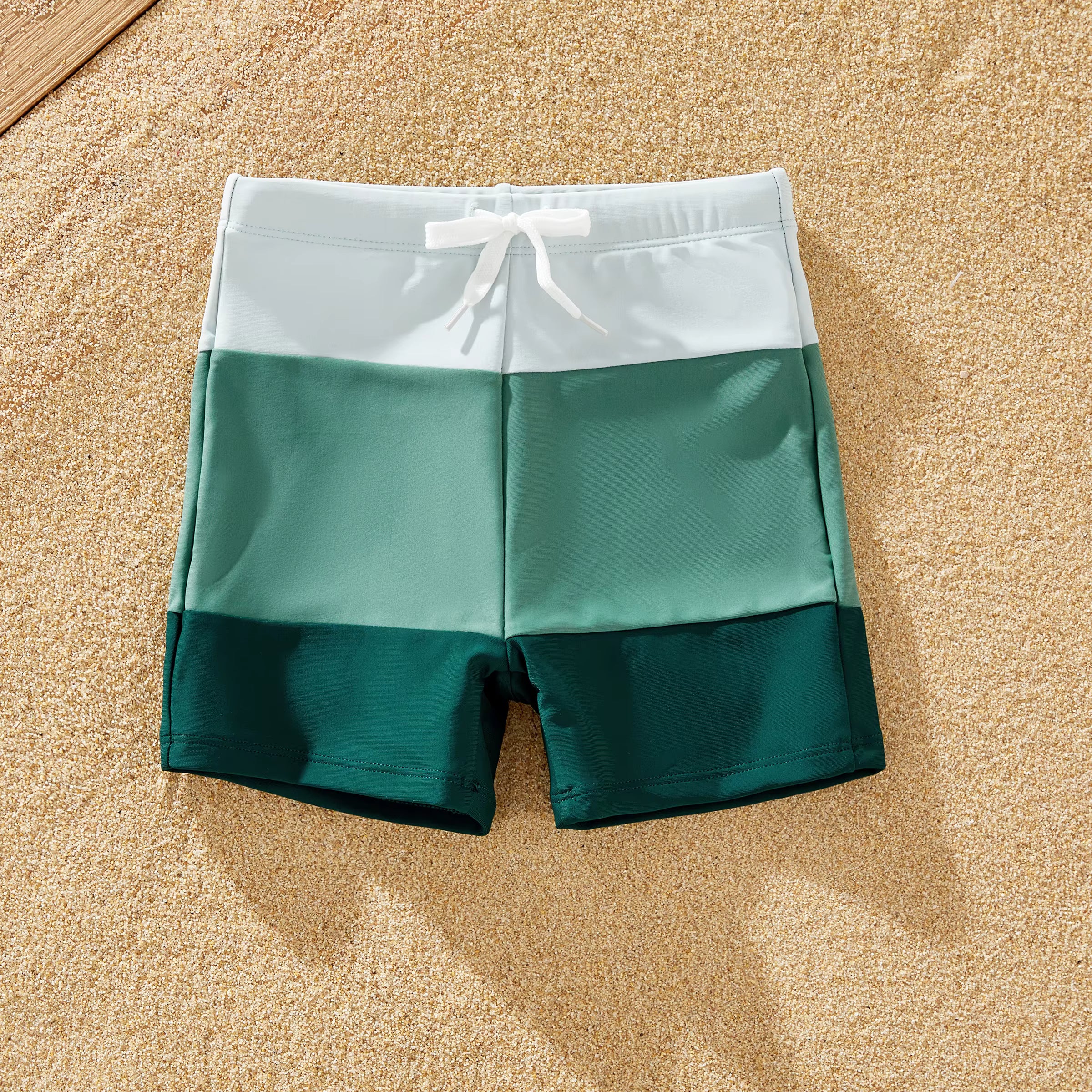 Colorblock Wrap Family Swimwear