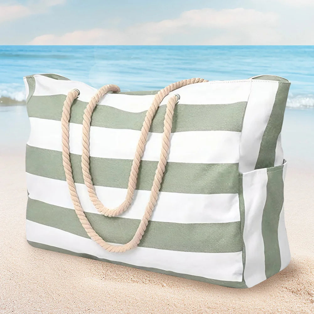 Waves and Wonder Swim - Hardly Ever Full Beach Bag