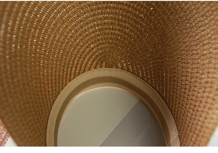 Women’s Raffia Straw Visor Hat