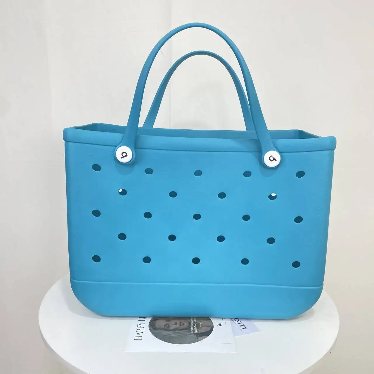 Oversized EVA Beach Tote Bag