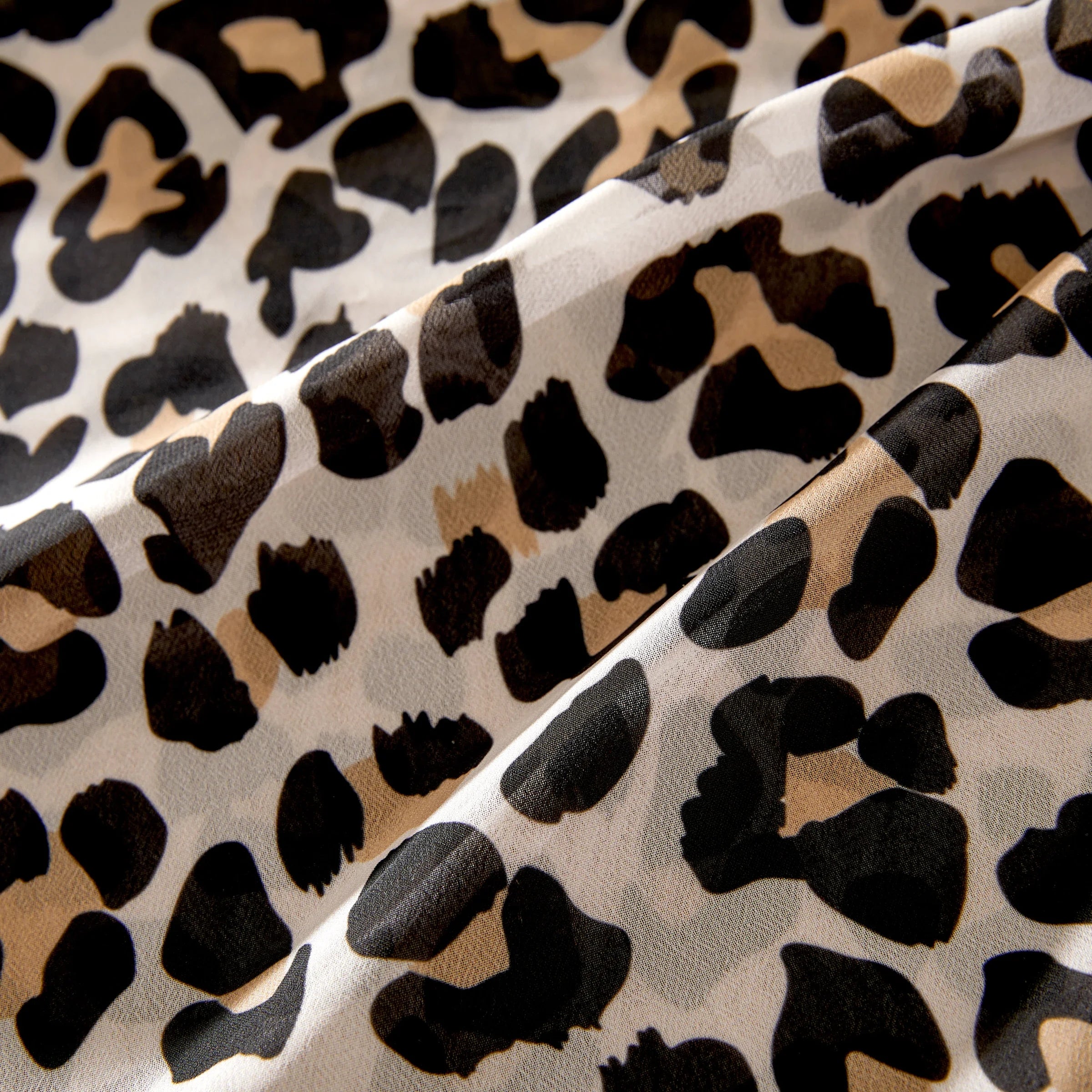 Leopard Print Family Swim Set with Sarong