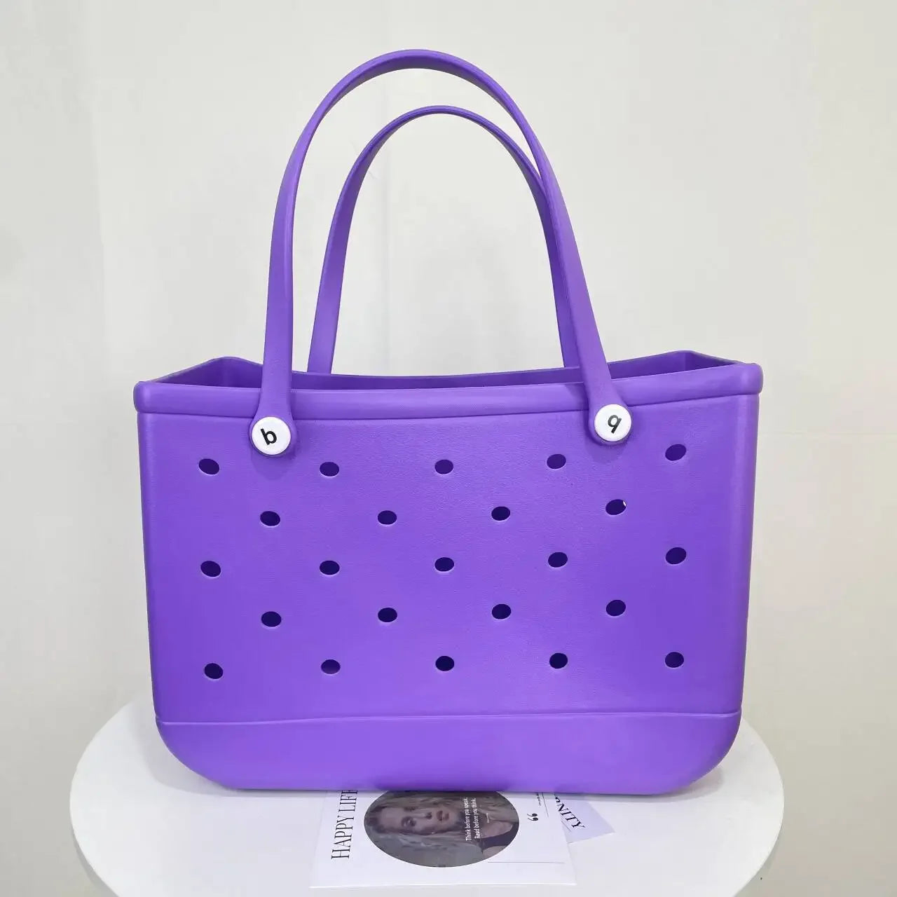 Oversized EVA Beach Tote Bag