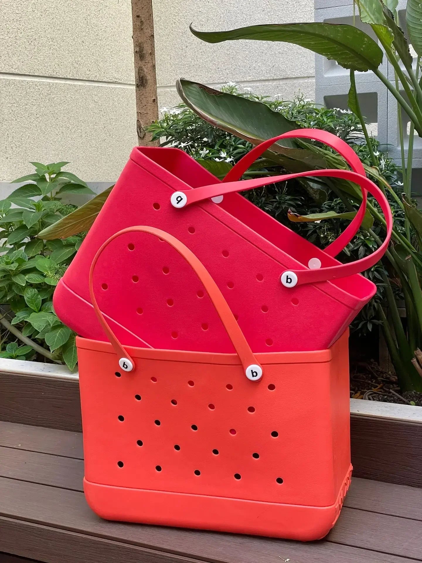 Oversized EVA Beach Tote Bag