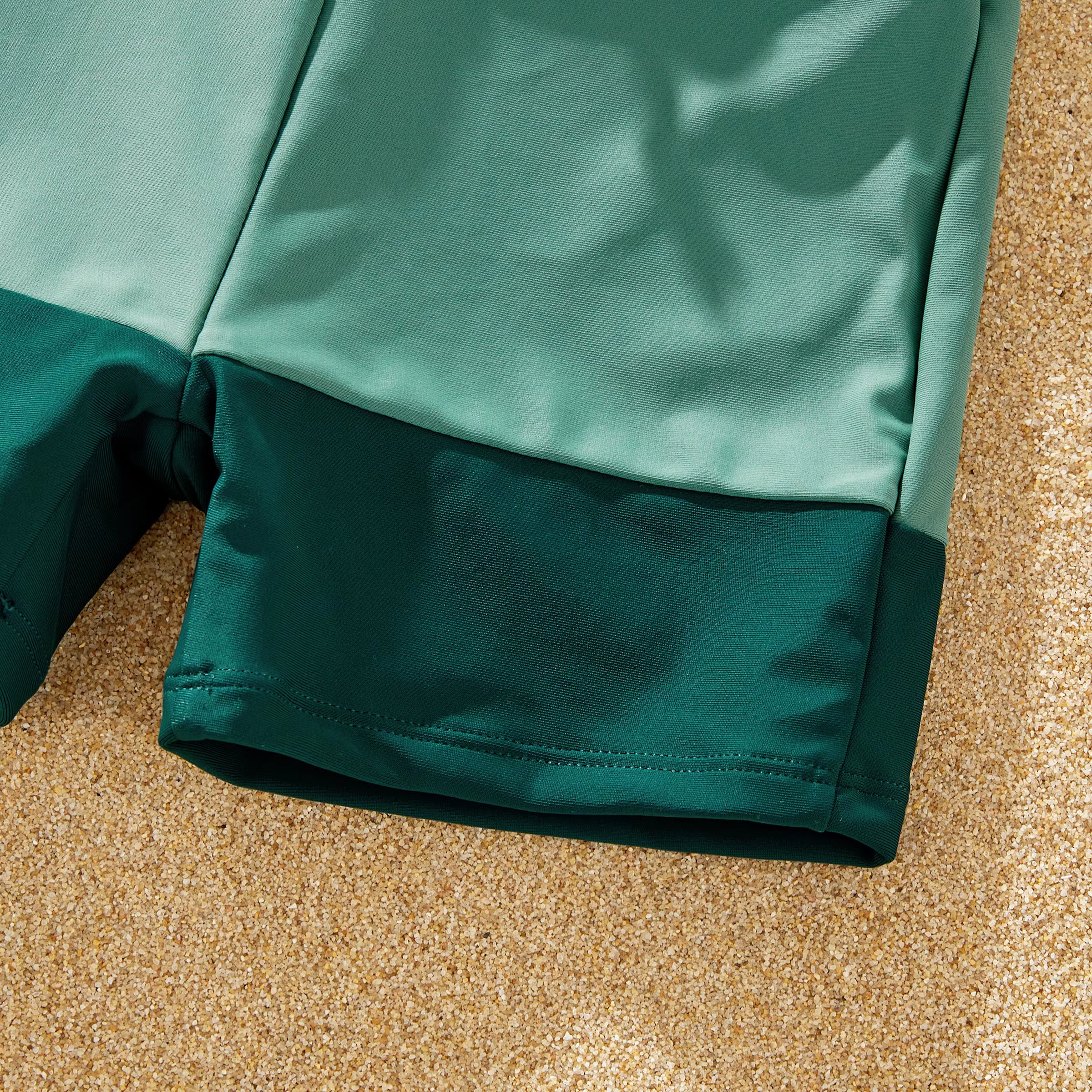 Colorblock Wrap Family Swimwear