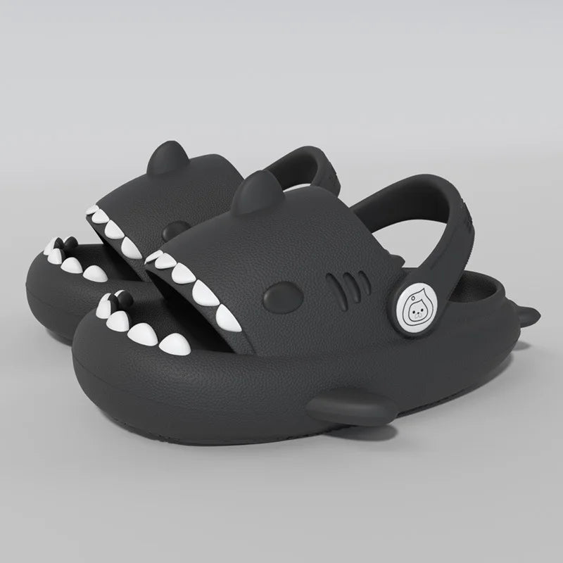 Waves and Wonder Swim - Shark Girls Sandal