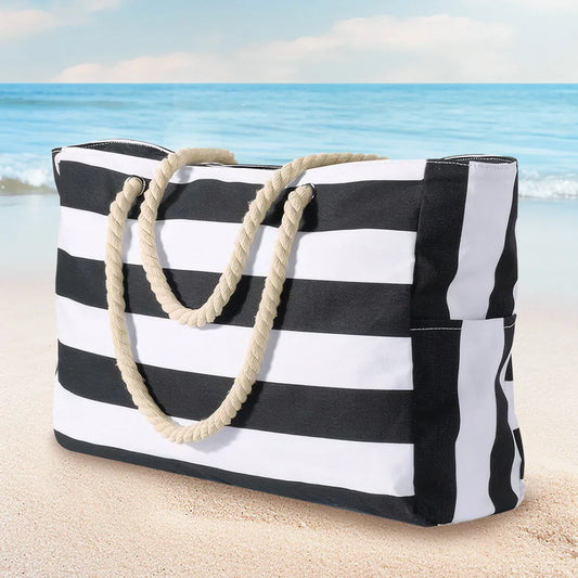 Waves and Wonder Swim - Hardly Ever Full Beach Bag