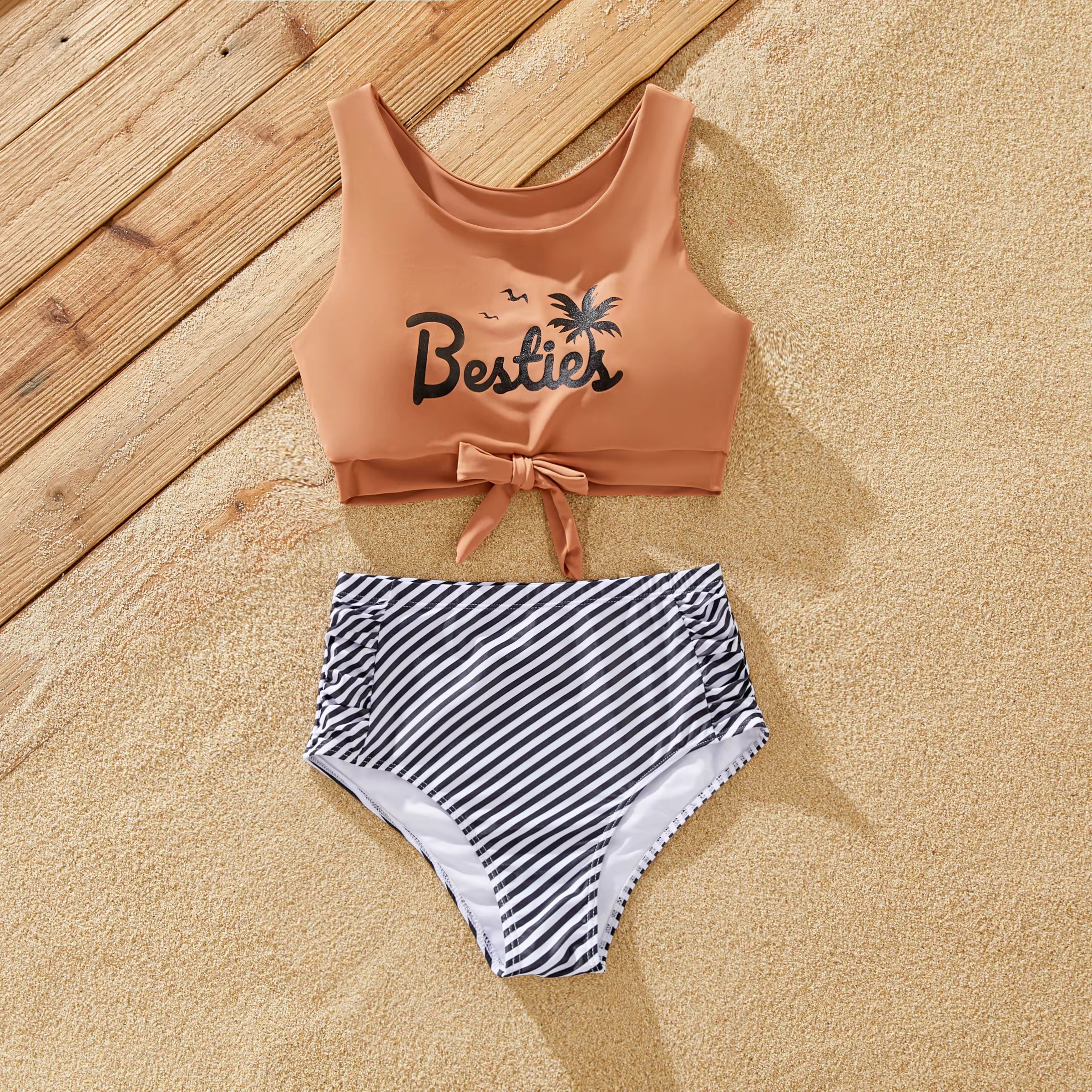 The Santorini Stripe Family Set