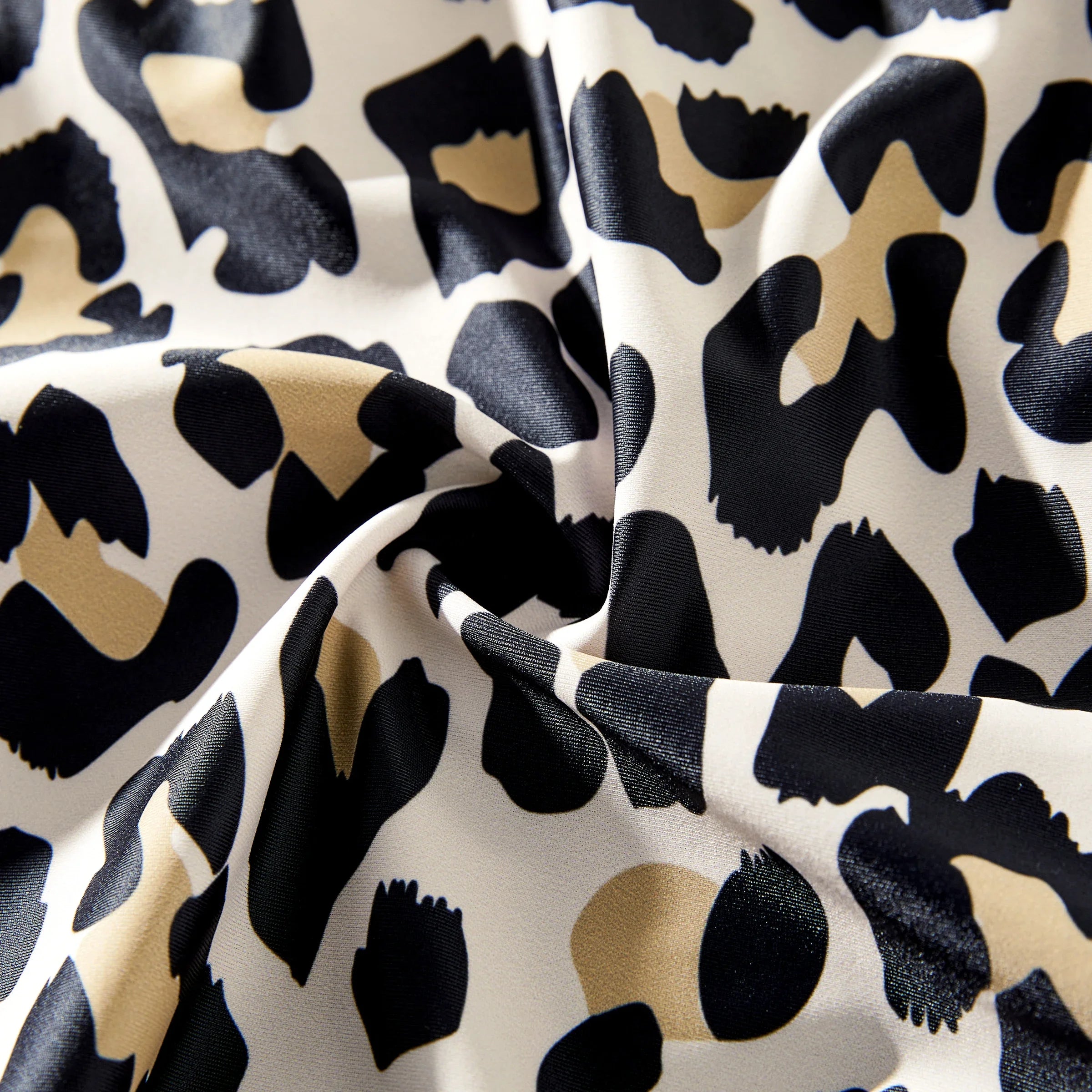 Leopard Print Family Swim Set with Sarong