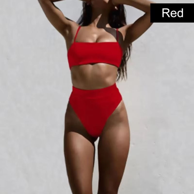 Beach Bikini Sexy Bikini Set High Waist Bikinis Bathing Suits for Women Swimwear Female Push Up Brazilian Swimsuit Mujer Biquini