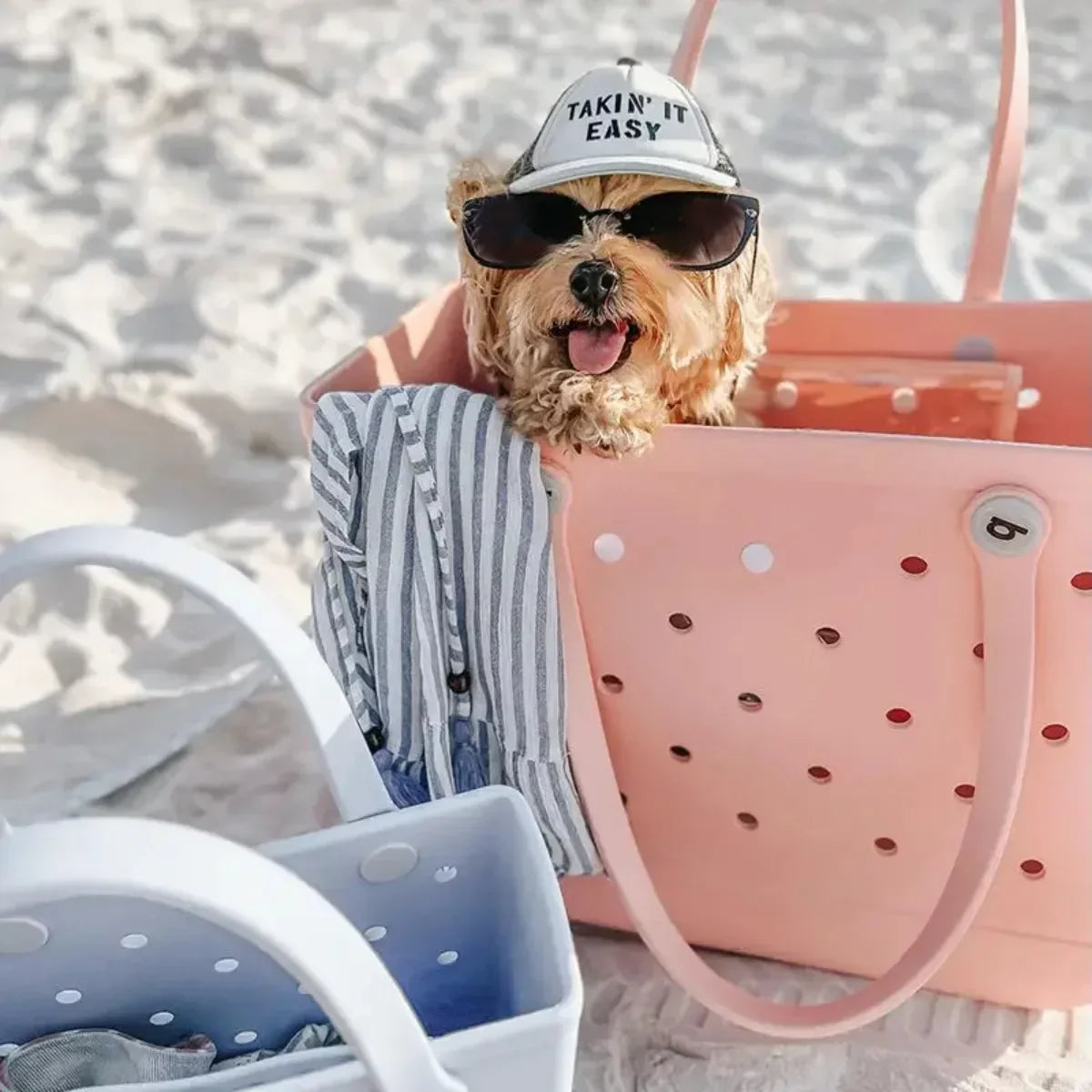 Oversized EVA Beach Tote Bag