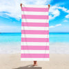 1pc fashionable colorful striped beach towel, quick drying absorbent swimming beach towel, available in multiple colors
